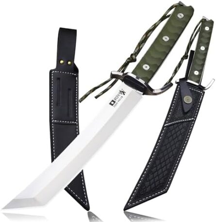 aus 10 samurai style tactical bowie knife 17.4β | mega blades