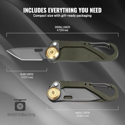 5 in 1 mini utility keychain knife for everyday carry | mega blades 5 in 1 mini utility keychain knife for everyday carry | mega blades