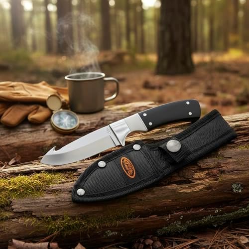 full tang guthook hunting knife 7" – turquoise handle | mega blades full tang guthook hunting knife 7" – turquoise handle | mega blades