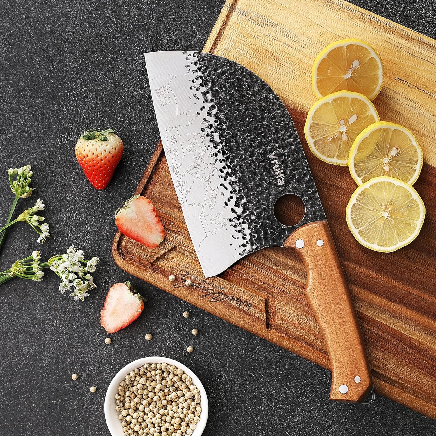 butcher knife set 3 pcs serbian cleaver viking bbq knives mega blades butcher knife set 3 pcs serbian cleaver viking bbq knives mega blades