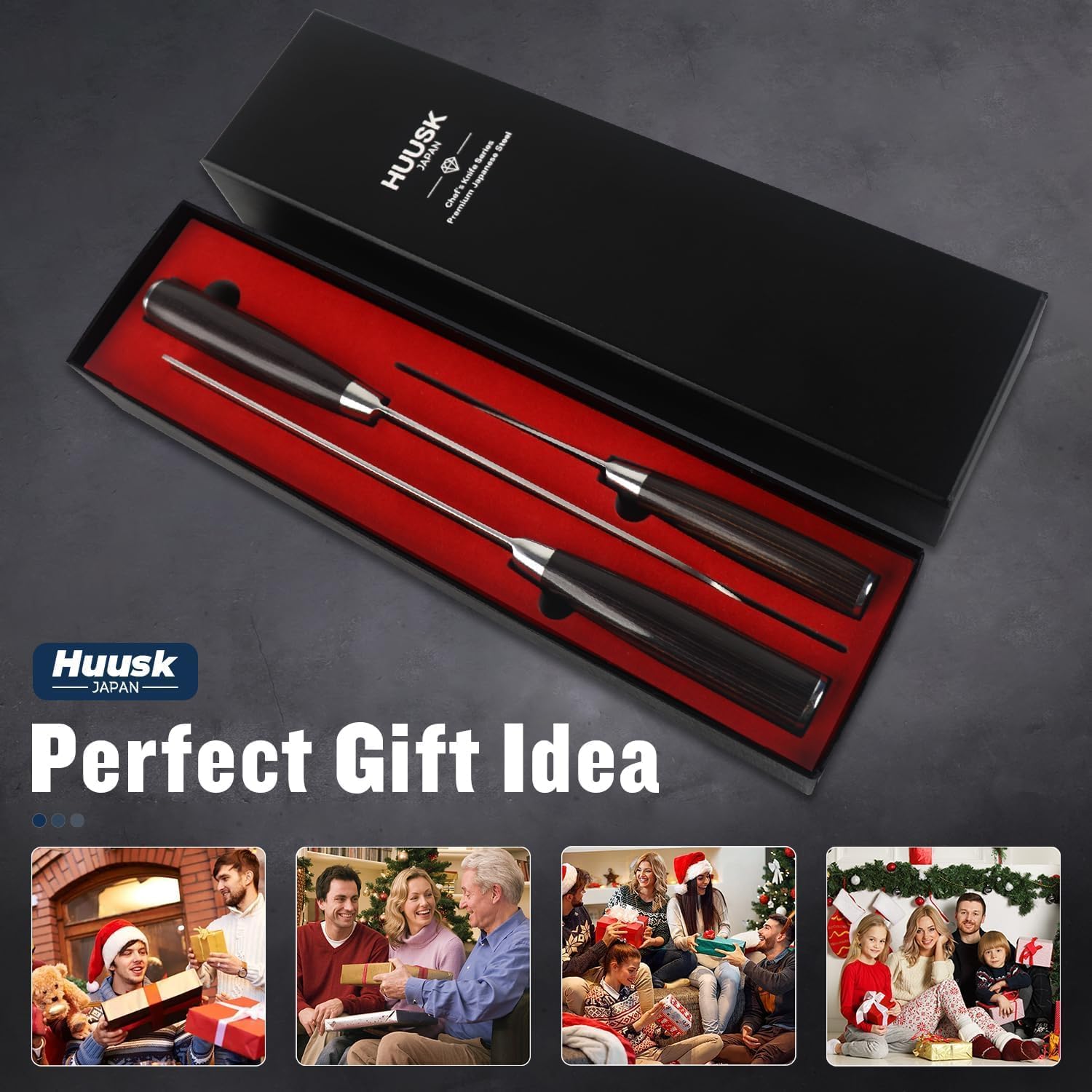 huusk chef knife set japanese professional wood handle knives mega blades huusk chef knife set japanese professional wood handle knives mega blades