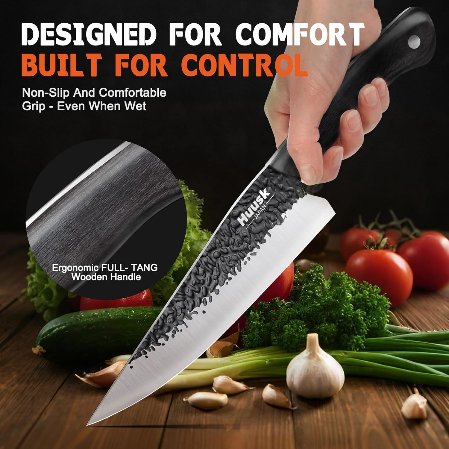 huusk japanese chef knife set hand forged carbon steel mega blades huusk japanese chef knife set hand forged carbon steel mega blades