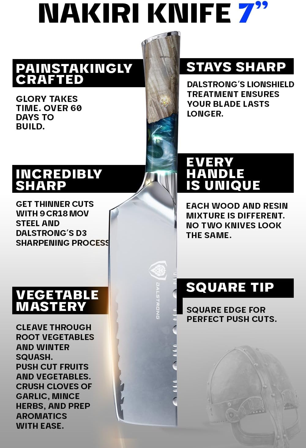 nakiri knife 7 inch dalstrong valhalla high carbon steel mega blades nakiri knife 7 inch dalstrong valhalla high carbon steel mega blades