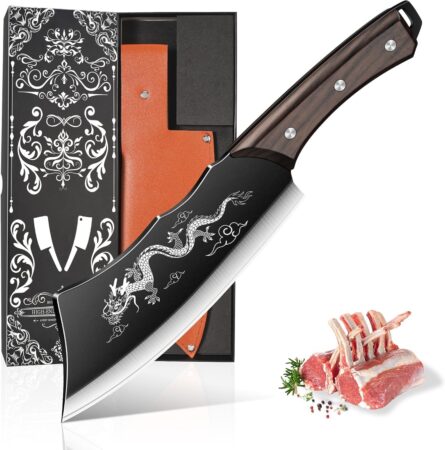 meat cleaver knife 8 inch high carbon steel butcher knife meag blades