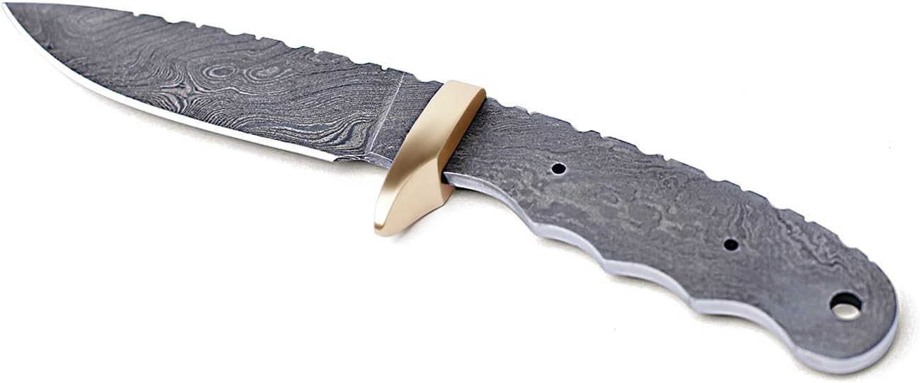 damascus hunting knife blank 9 inch full tang blade for diy mega blades damascus hunting knife blank 9 inch full tang blade for diy mega blades