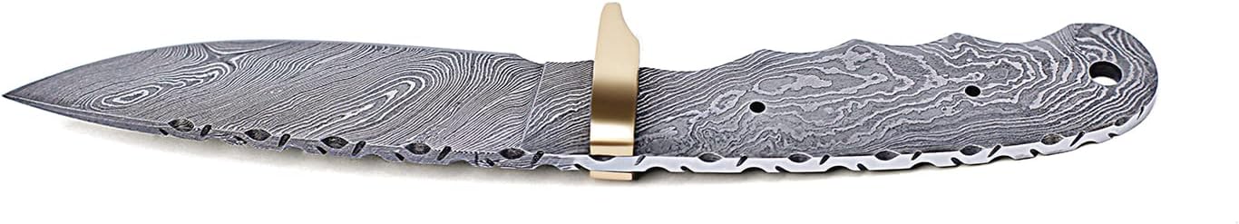 damascus hunting knife blank 9 inch full tang blade for diy mega blades damascus hunting knife blank 9 inch full tang blade for diy mega blades
