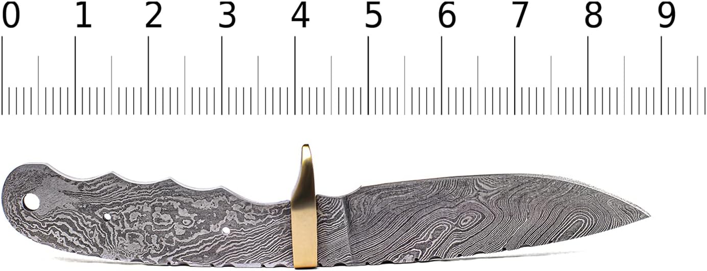 damascus hunting knife blank 9 inch full tang blade for diy mega blades damascus hunting knife blank 9 inch full tang blade for diy mega blades