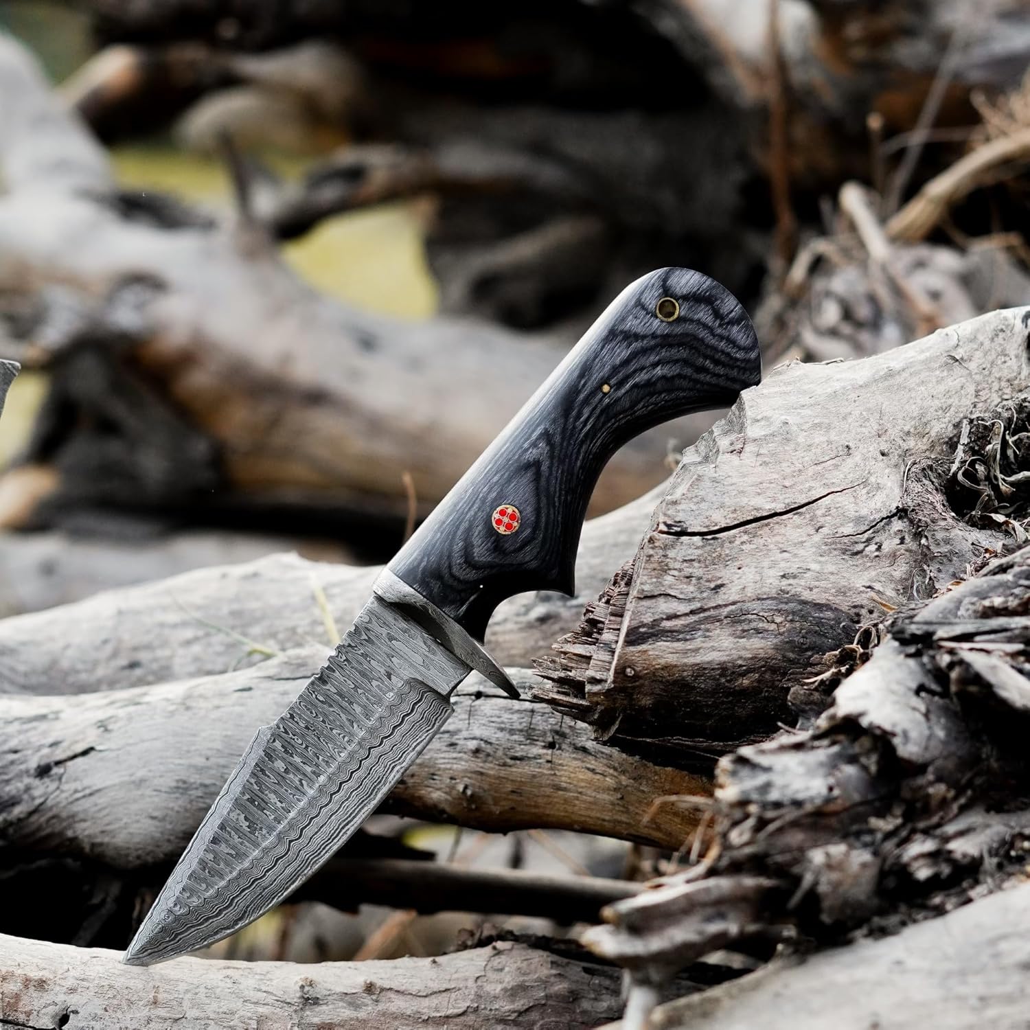 damascus hunting knife – 10" handmade fixed blade knife mega blades damascus hunting knife – 10" handmade fixed blade knife mega blades