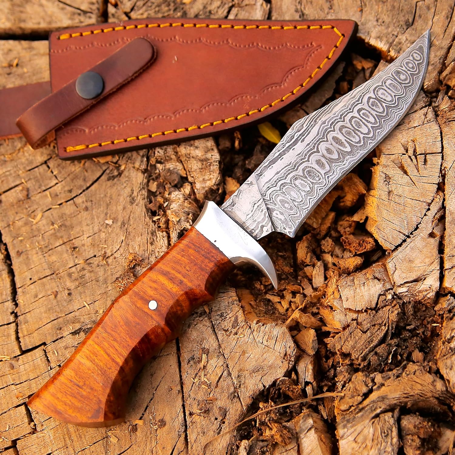 damascus hunting knife – handmade full tang outdoor knife mega blades damascus hunting knife – handmade full tang outdoor knife mega blades