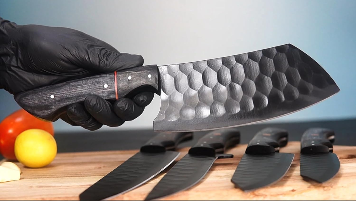 damascus knife set 5 pcs handmade kitchen knives with roll bag mega blades damascus knife set 5 pcs handmade kitchen knives with roll bag mega blades