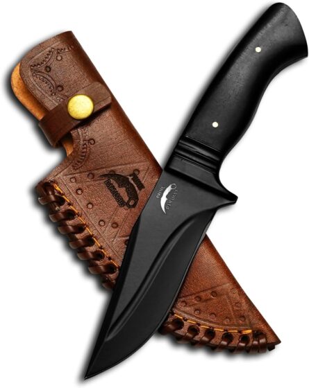 handmade skinning hunting knife – full tang outdoor blade mega blades