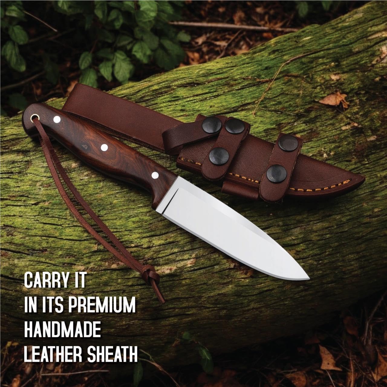 d2 steel hunting knife 10” full tang fixed blade with sheath mega blades d2 steel hunting knife 10” full tang fixed blade with sheath mega blades