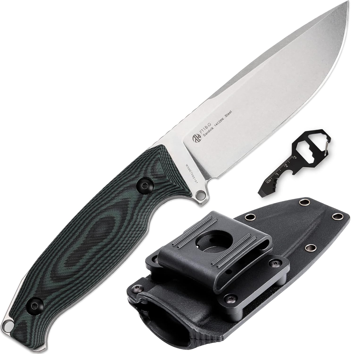 camping fixed blade knife with 360° sheath & g10 handle mega blades camping fixed blade knife with 360° sheath & g10 handle mega blades