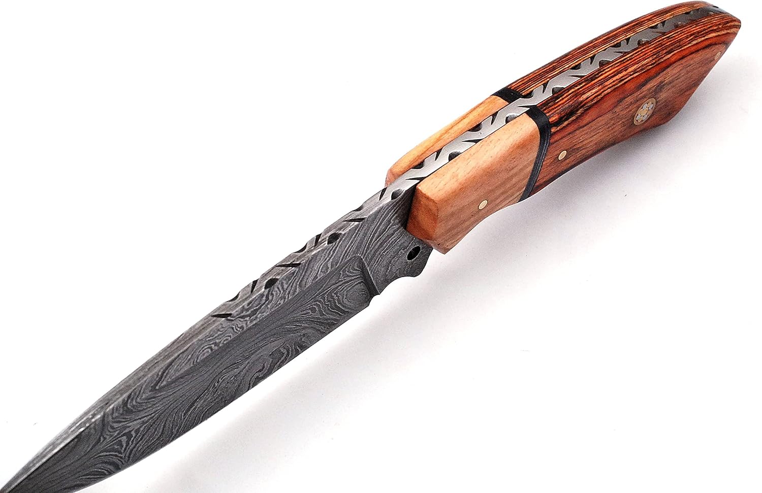 damascus hunting knife 9 inches handmade skinner knife mega blades damascus hunting knife 9 inches handmade skinner knife mega blades