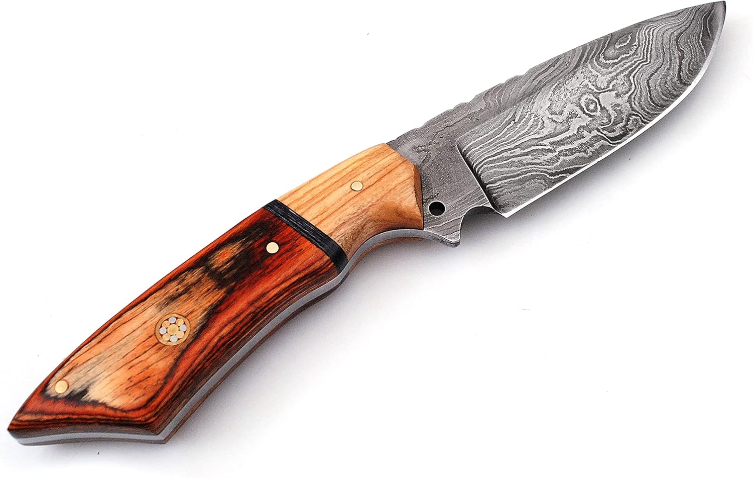 damascus hunting knife 9 inches handmade skinner knife mega blades damascus hunting knife 9 inches handmade skinner knife mega blades