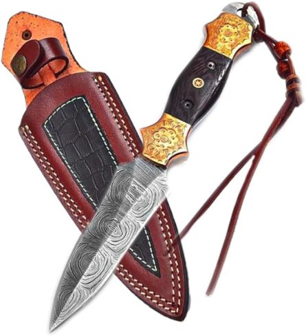 damascus knife – dessi handmade fixed blade for hunting & camping mega blades