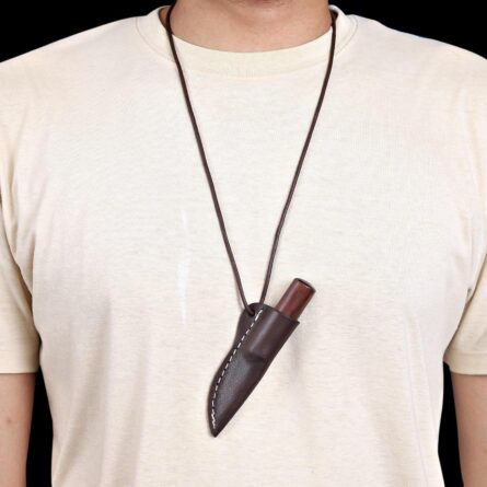 handmade viking knife – neck fixed blade outdoor skinning knife mega blades