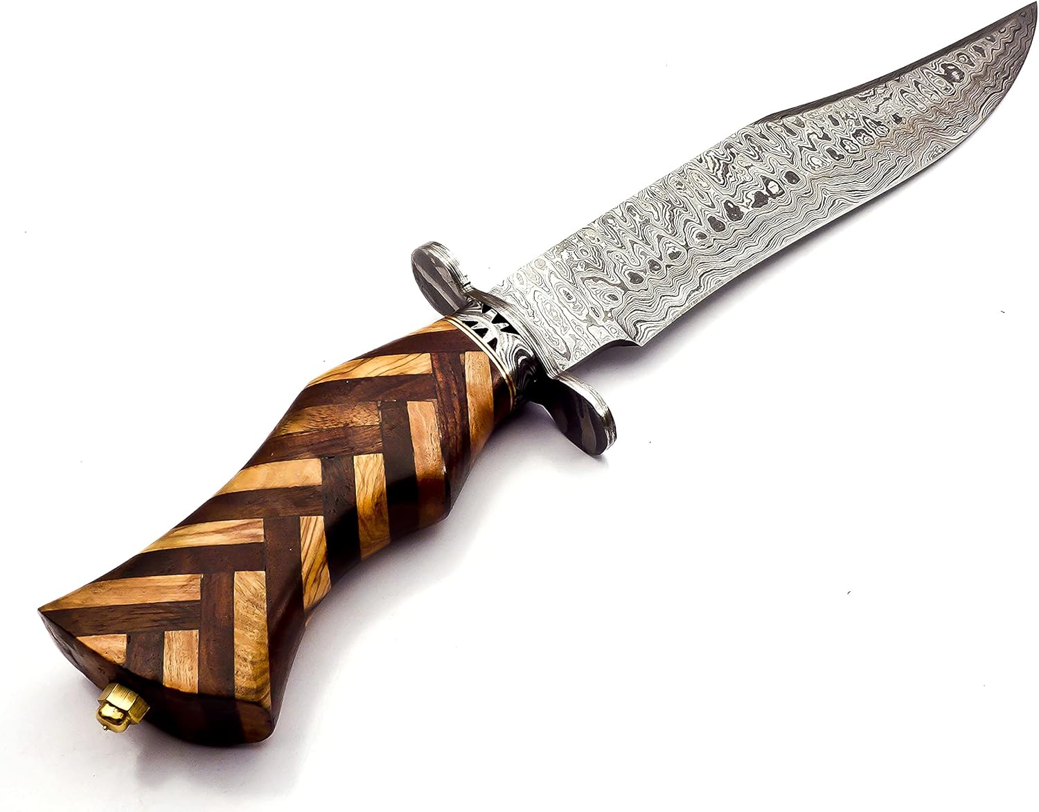 damascus hunting knife bk328 – handmade 15” outdoor bowie mega blades damascus hunting knife bk328 – handmade 15” outdoor bowie mega blades