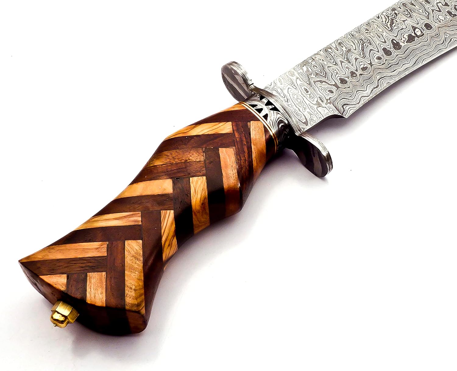 damascus hunting knife bk328 – handmade 15” outdoor bowie mega blades damascus hunting knife bk328 – handmade 15” outdoor bowie mega blades