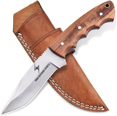 fixed blade hunting knife handmade skinner with sheath mega blades