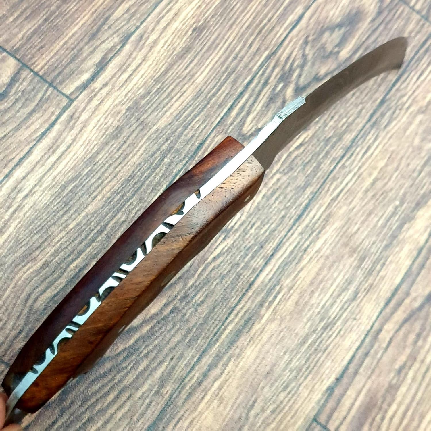 handmade damascus karambit knife with rosewood handle & sheath mega blades handmade damascus karambit knife with rosewood handle & sheath mega blades