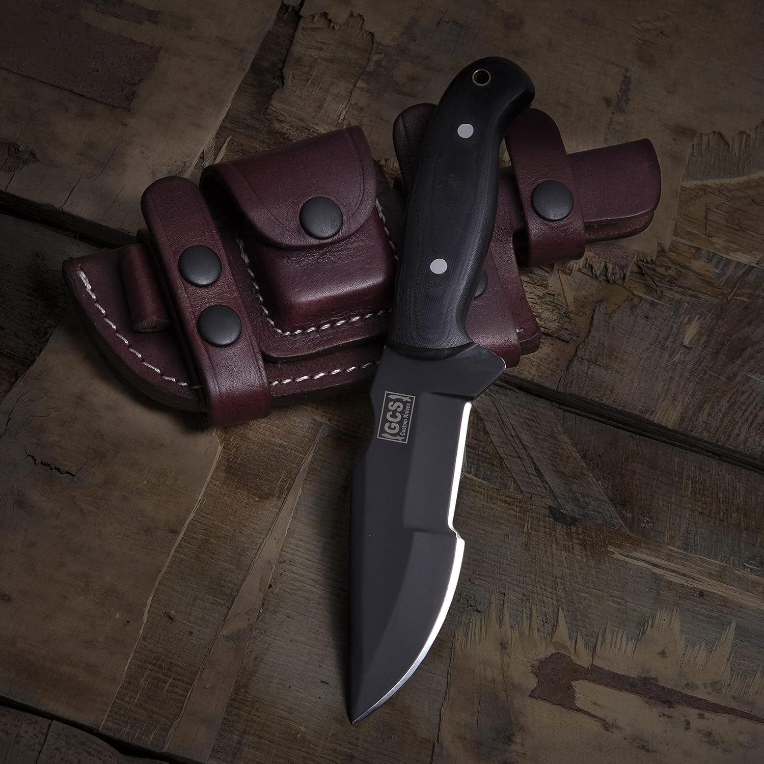 d2 hunting knife fixed blade with micarta handle & sheath mega blades d2 hunting knife fixed blade with micarta handle & sheath mega blades