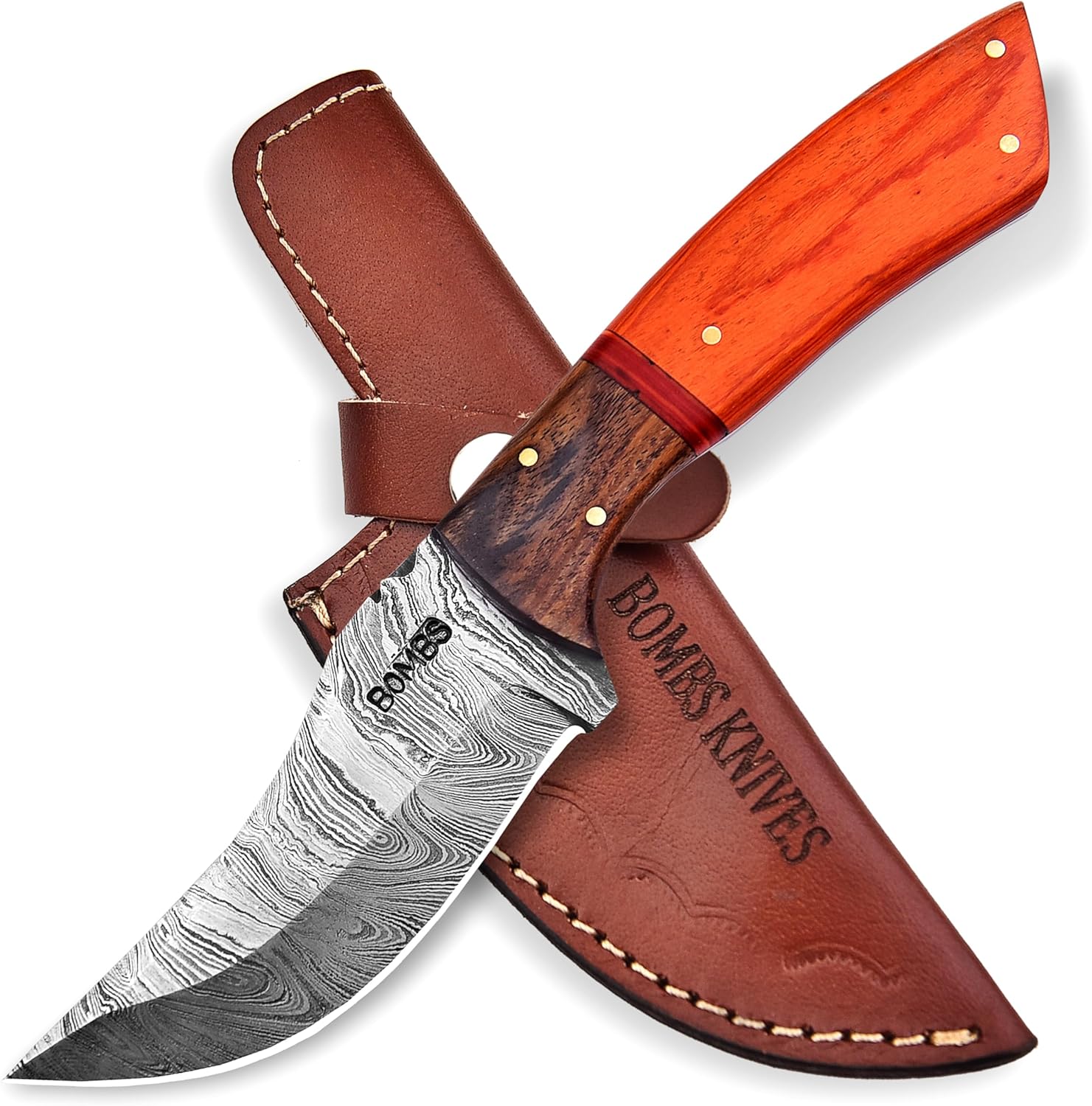 damascus hunting knife – 9 inch full tang fixed blade knife mega blades damascus hunting knife – 9 inch full tang fixed blade knife mega blades