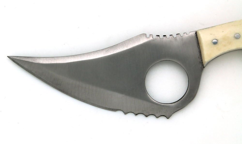 wild turkey skinning knife – handmade bone handle fixed blade mega blades wild turkey skinning knife – handmade bone handle fixed blade mega blades