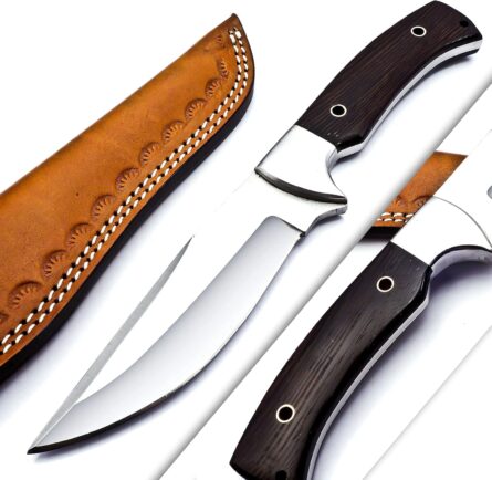 handmade fixed blade hunting knife full tang d2 steel mega blades