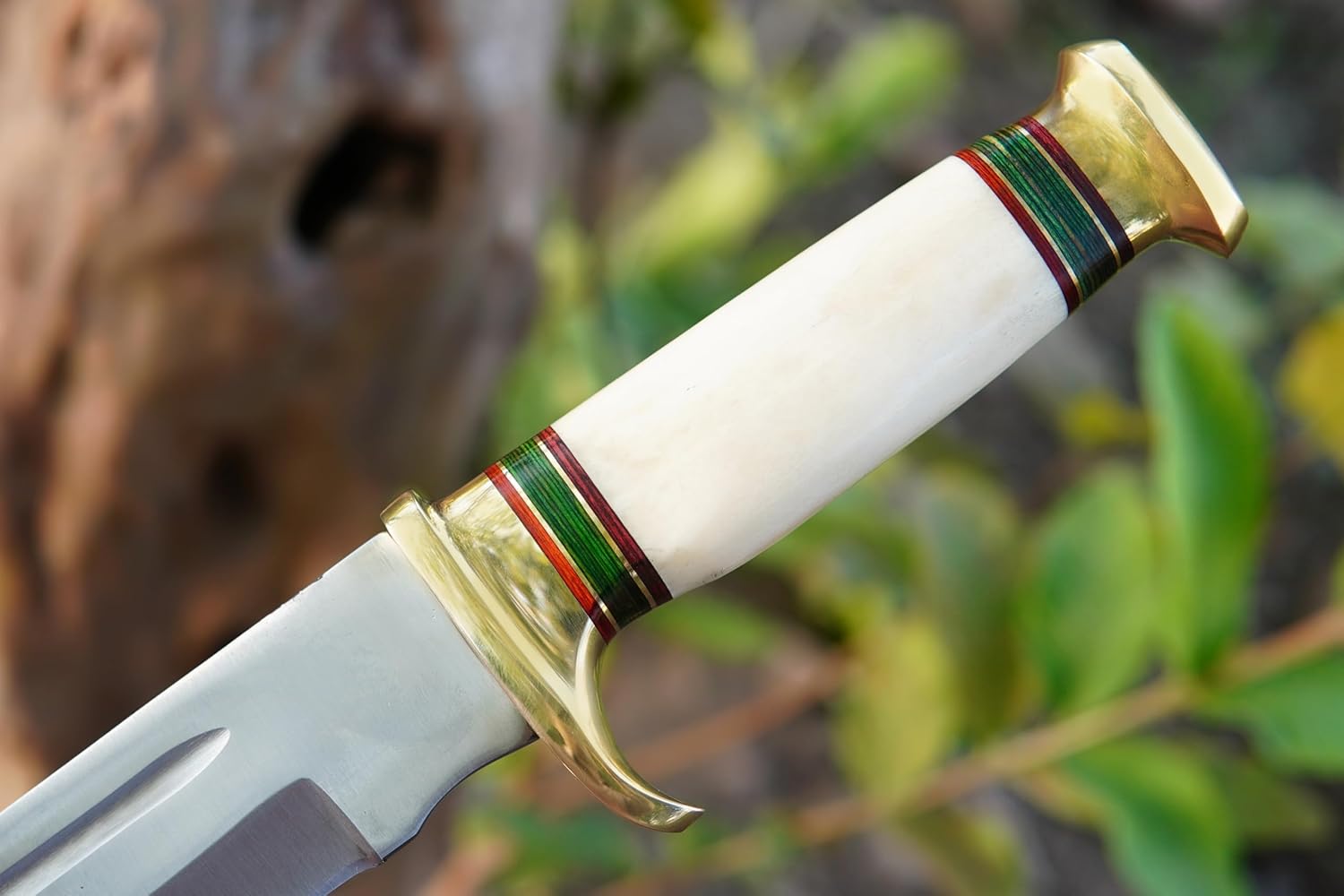 d2 steel hunting knife handmade full tang with bone handle mega blades d2 steel hunting knife handmade full tang with bone handle mega blades