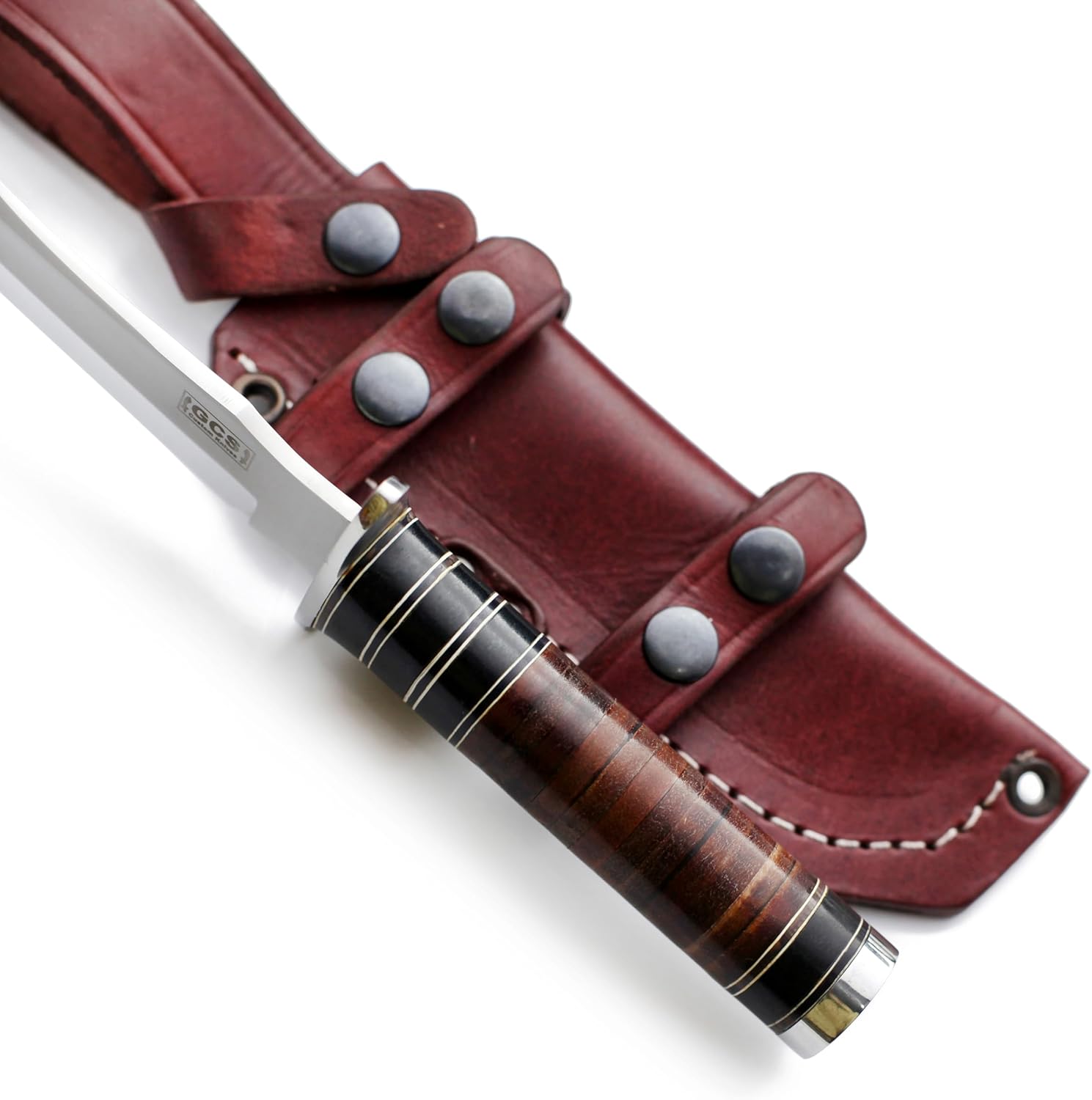 bowie survival hunting knife with d2 steel & leather sheath mega blades bowie survival hunting knife with d2 steel & leather sheath mega blades