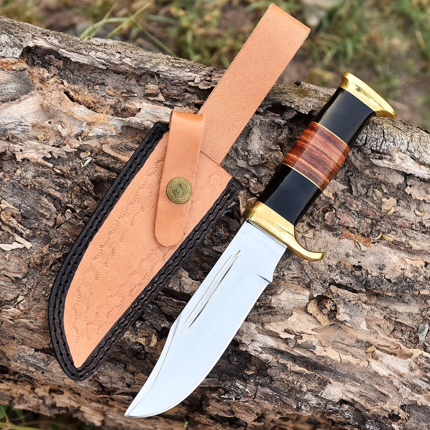 d2 10" crocodile dundee bowie knife with sheath for hunting mega blades d2 10" crocodile dundee bowie knife with sheath for hunting mega blades