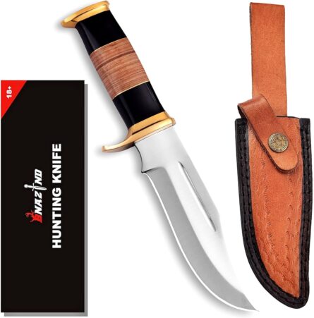 d2 10" crocodile dundee bowie knife with sheath for hunting mega blades