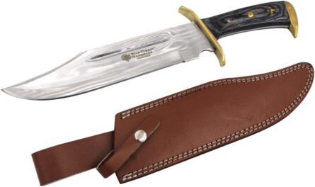 western outlaw hunting knife – handmade for camping & outdoors mega blades