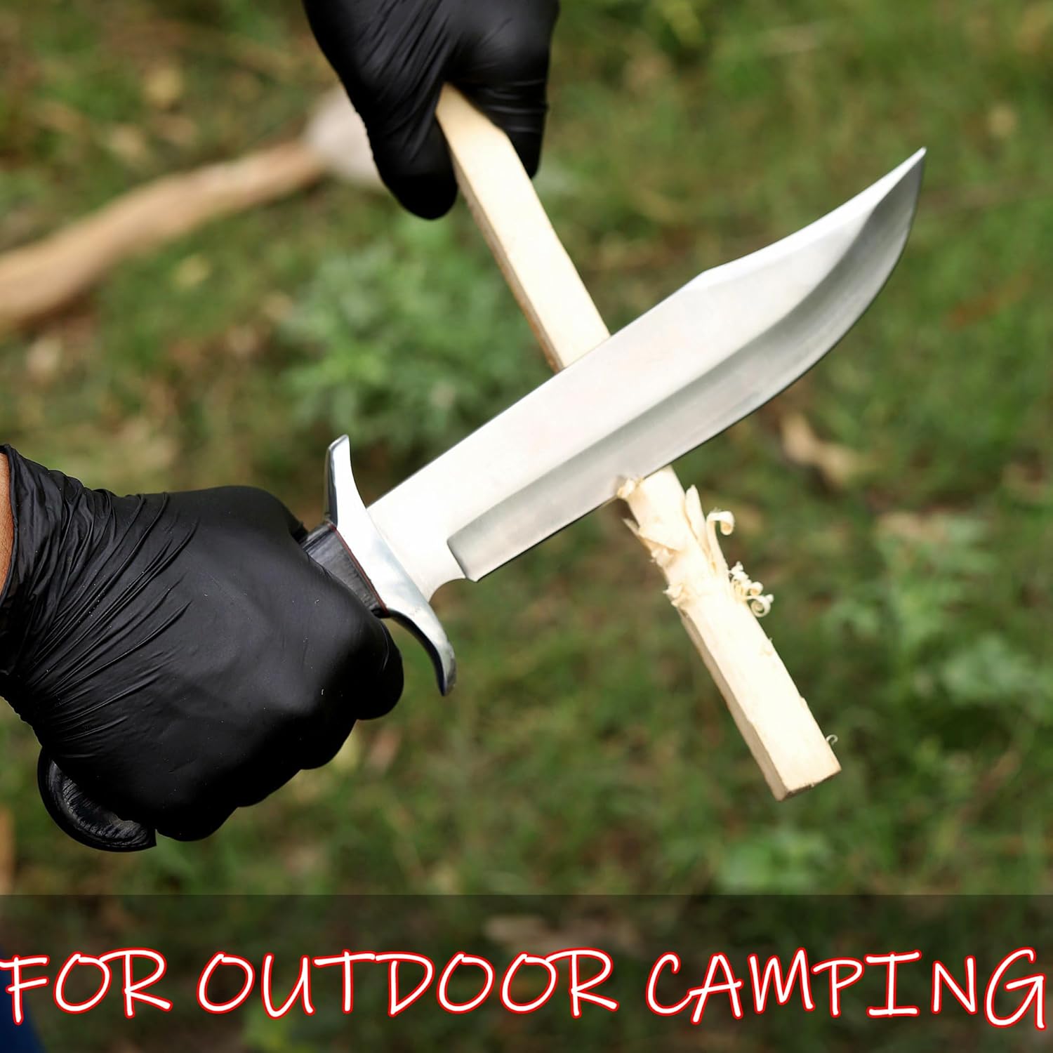 d2 handmade bowie knife – 14 inch full tang hunting knife mega blades d2 handmade bowie knife – 14 inch full tang hunting knife mega blades