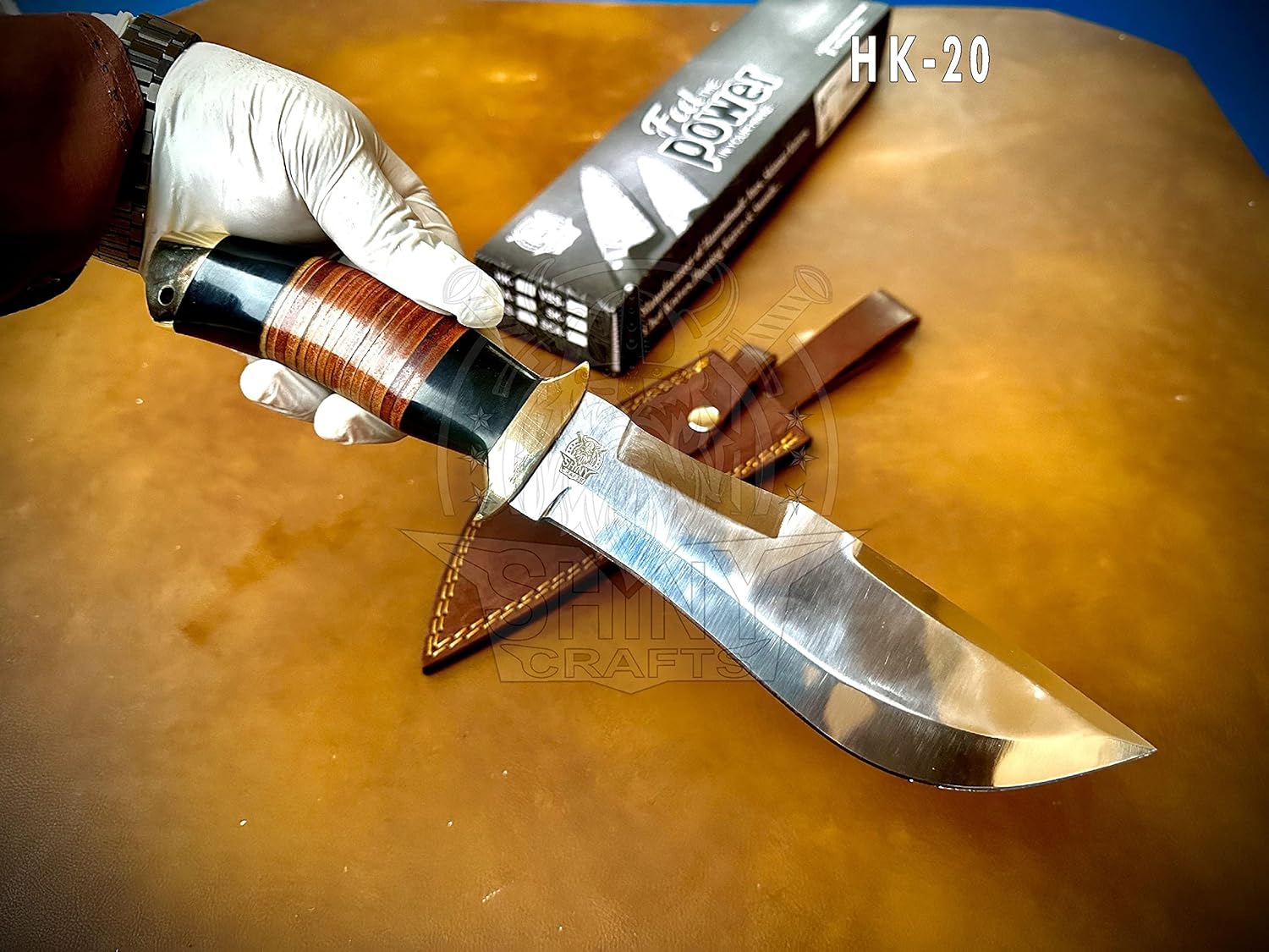 handmade razorback knife – 13" full tang bowie with sheath mega blades handmade razorback knife – 13" full tang bowie with sheath mega blades