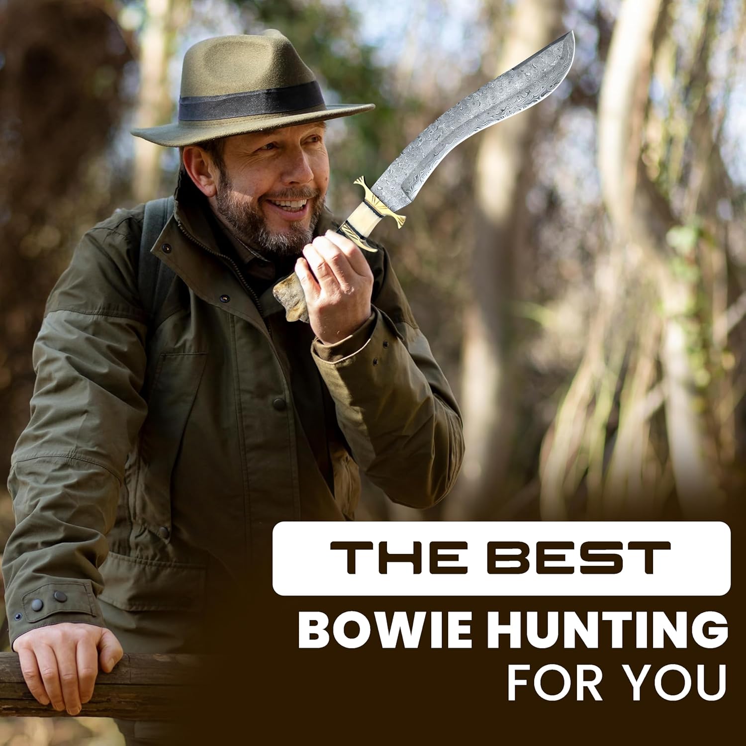 damascus kukri bowie knife – 18” hand forged hunting blade mega blades damascus kukri bowie knife – 18” hand forged hunting blade mega blades