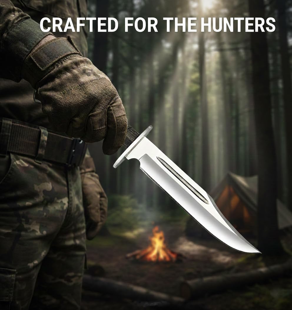 d2 handmade 13 inch bowie knife with micarta handle & sheath mega blades d2 handmade 13 inch bowie knife with micarta handle & sheath mega blades