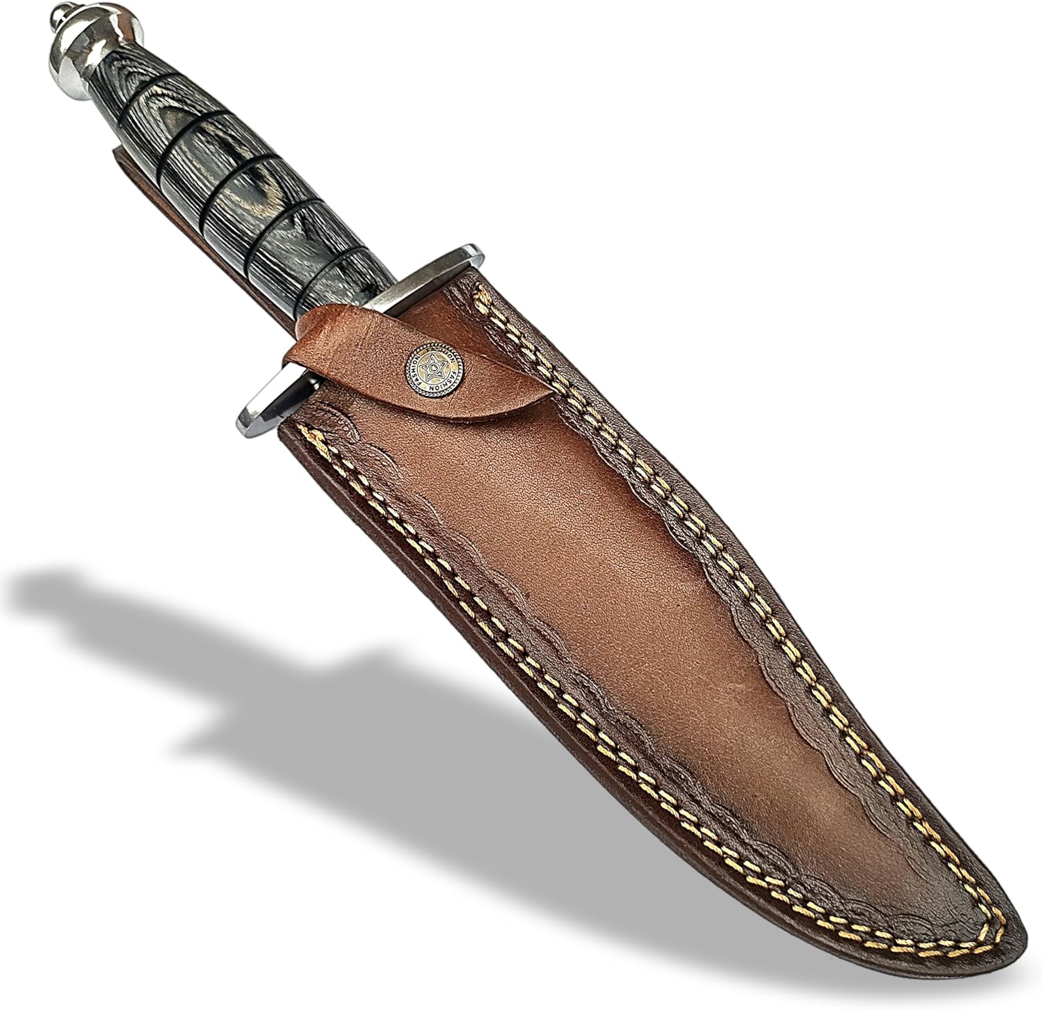 d2 handmade 13 inch bowie knife with micarta handle & sheath mega blades d2 handmade 13 inch bowie knife with micarta handle & sheath mega blades