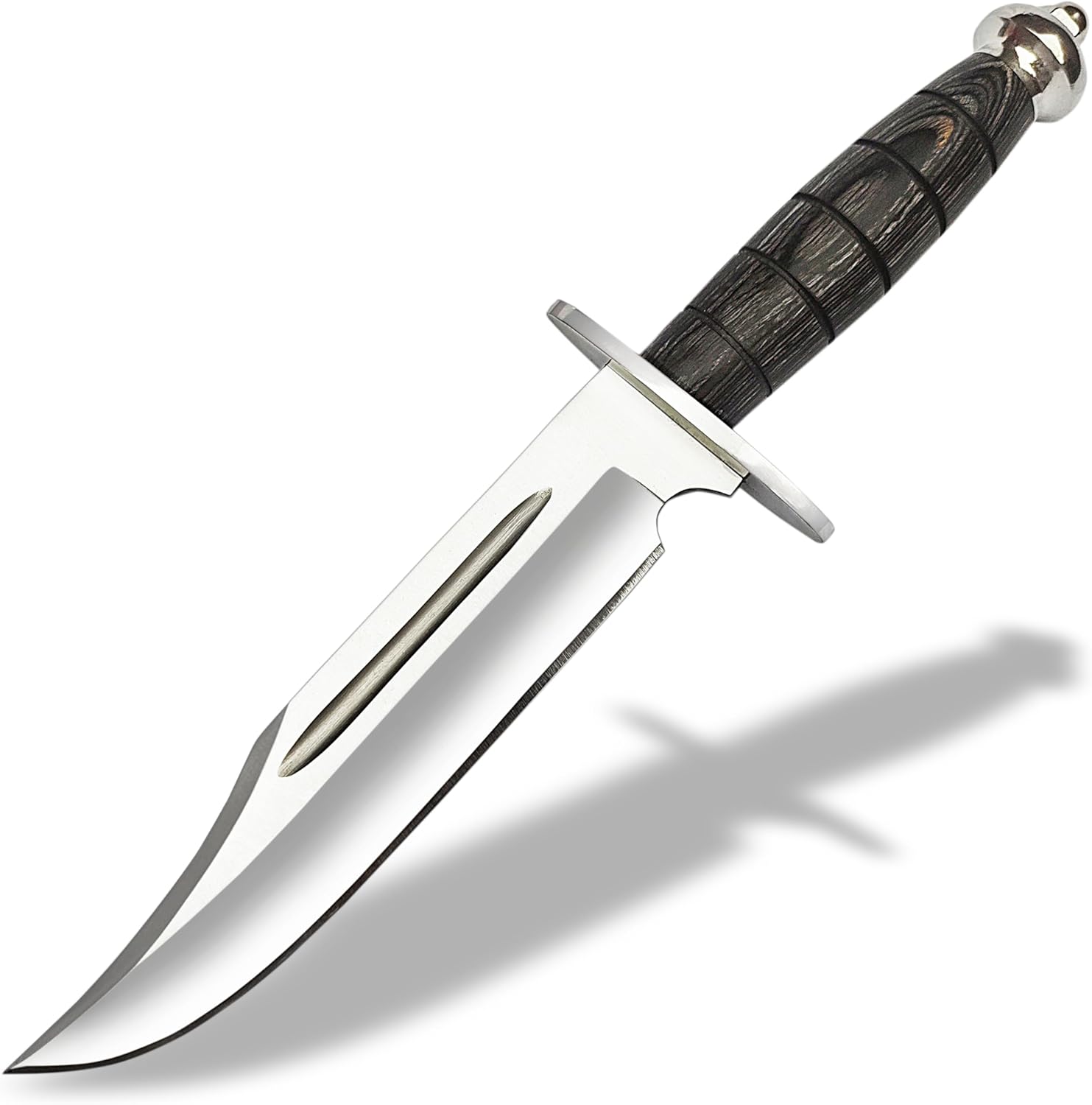 d2 handmade 13 inch bowie knife with micarta handle & sheath mega blades d2 handmade 13 inch bowie knife with micarta handle & sheath mega blades