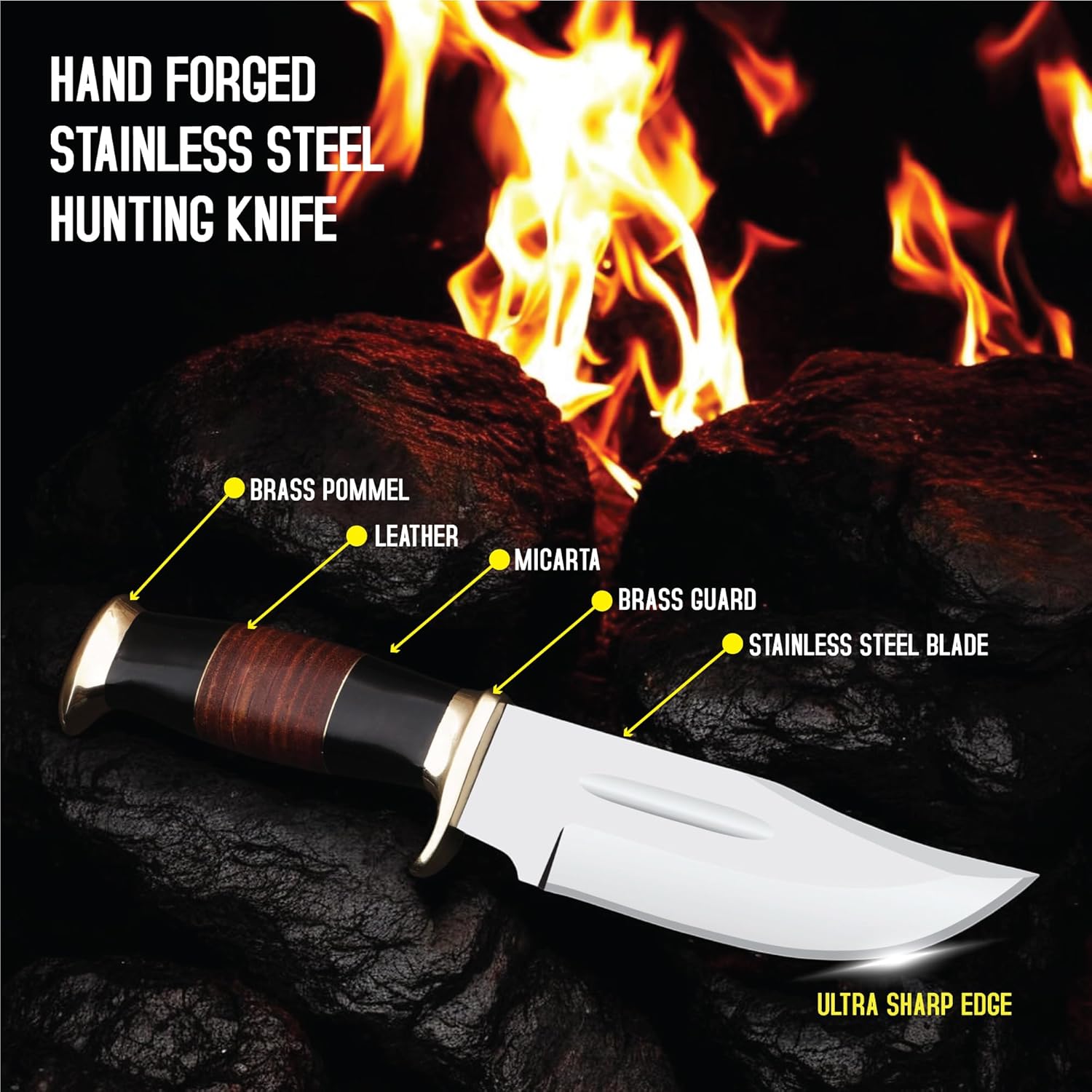 d2 10 inches crocodile dundee bowie knife with leather sheath mega blades d2 10 inches crocodile dundee bowie knife with leather sheath mega blades