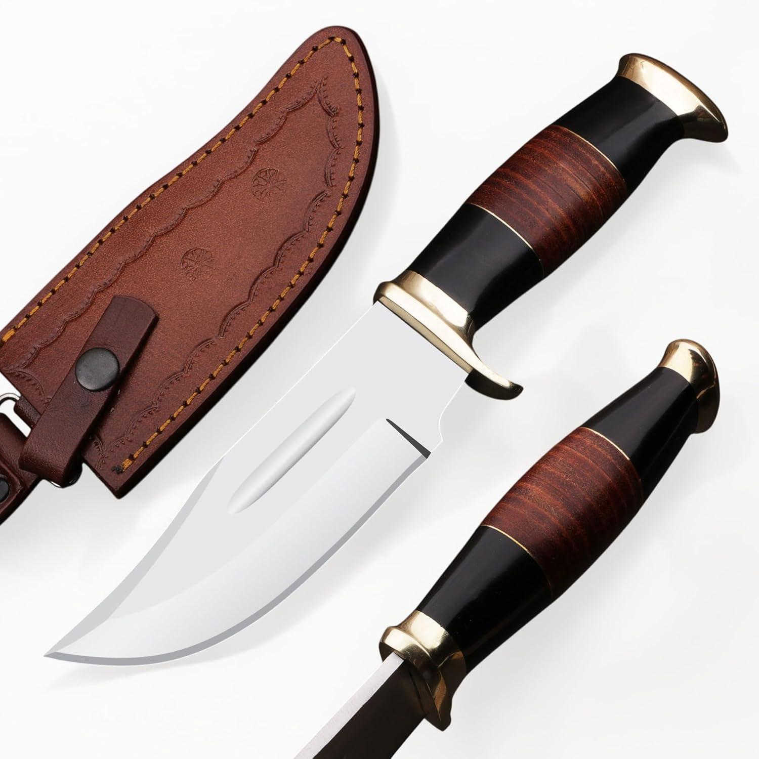 d2 10 inches crocodile dundee bowie knife with leather sheath mega blades d2 10 inches crocodile dundee bowie knife with leather sheath mega blades