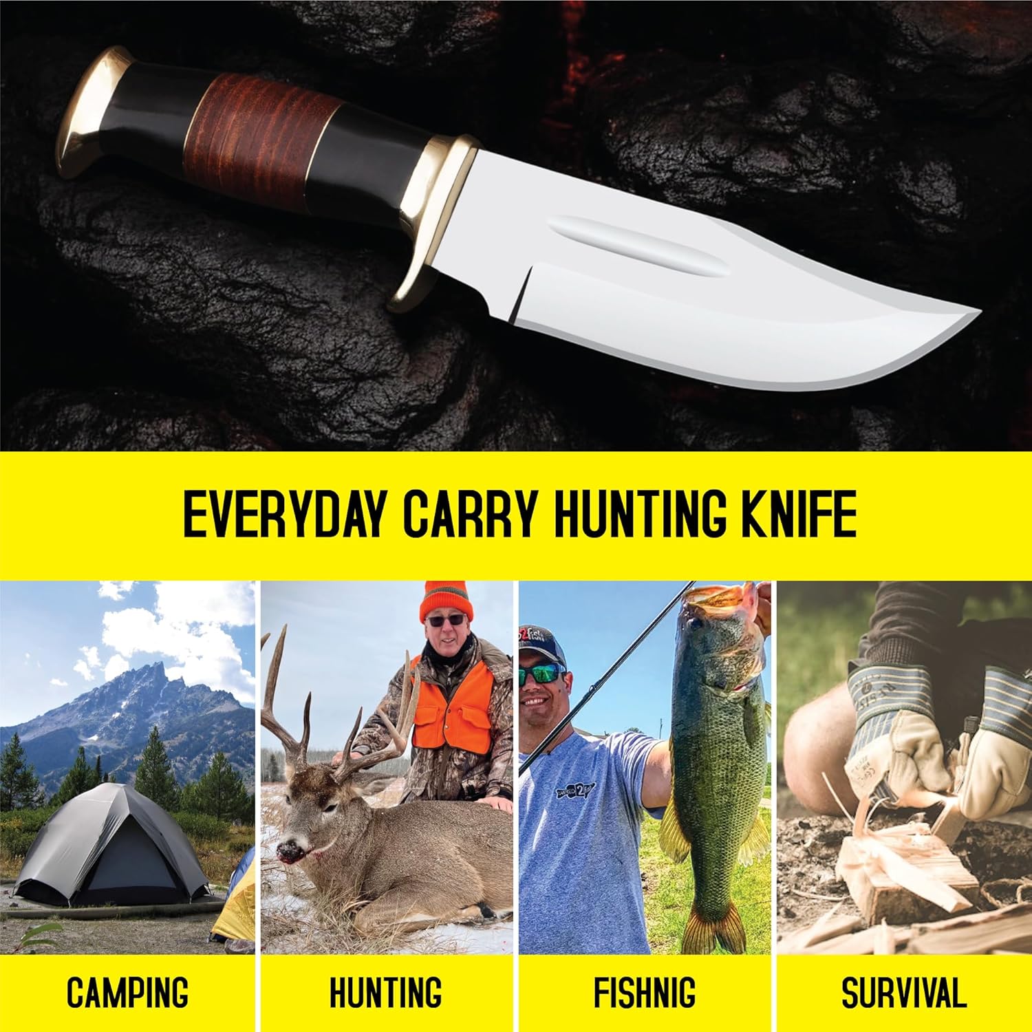 d2 10 inches crocodile dundee bowie knife with leather sheath mega blades d2 10 inches crocodile dundee bowie knife with leather sheath mega blades