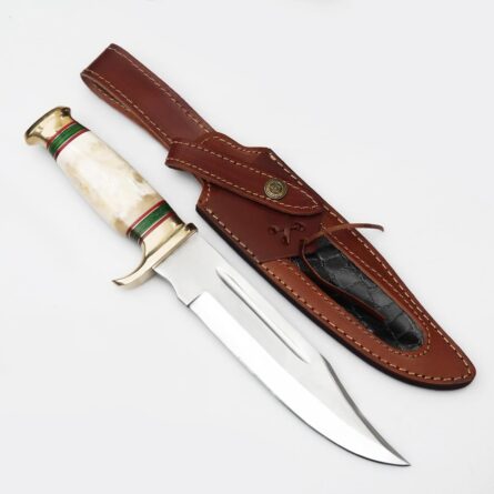 fixed blade hunting knife crocodile dundee bowie knife d2 steel mega blades