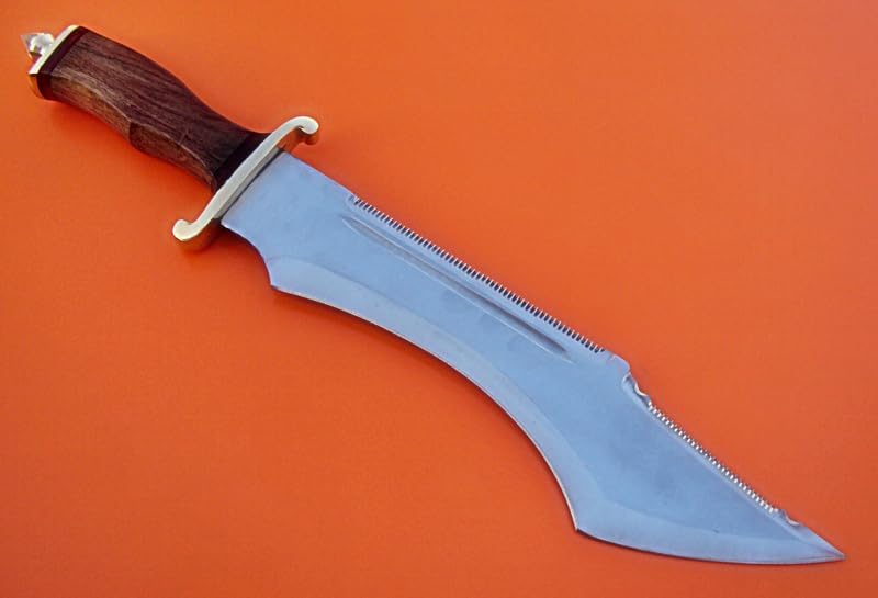 hk 334 hunting bowie knife with leather sheath for camping mega blades hk 334 hunting bowie knife with leather sheath for camping mega blades