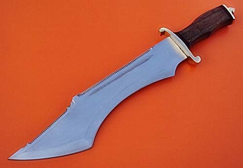 hk 334 hunting bowie knife with leather sheath for camping mega blades hk 334 hunting bowie knife with leather sheath for camping mega blades