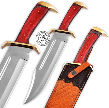 custom handmade stainless steel western outlaw bowie knife mega blades