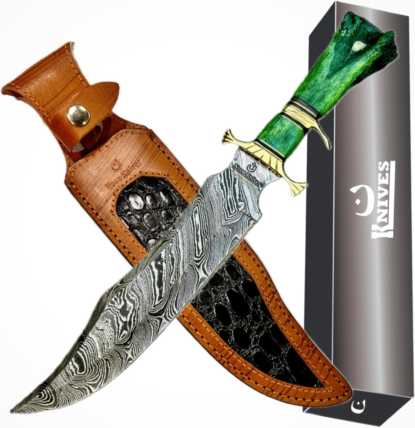 hand made damascus steel bowie knife with camel bone handle mega blades hand made damascus steel bowie knife with camel bone handle mega blades