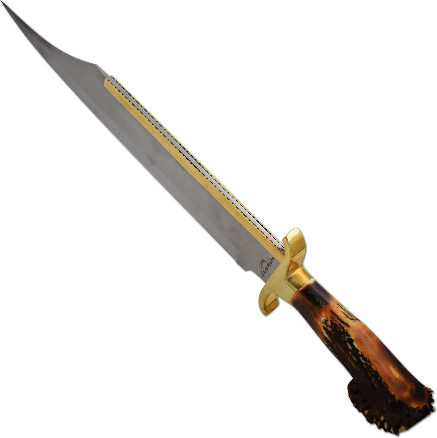 custom handmade montana stag hunting knife with sheath mega blades custom handmade montana stag hunting knife with sheath mega blades