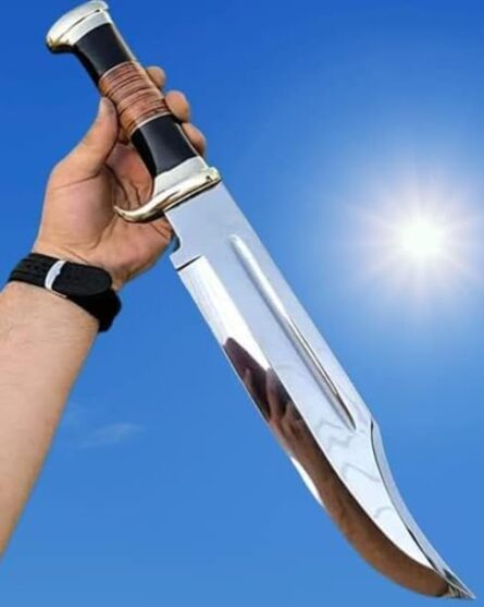 d2 bowie knife 18 inch large crocodile dundee with sheath mega blades